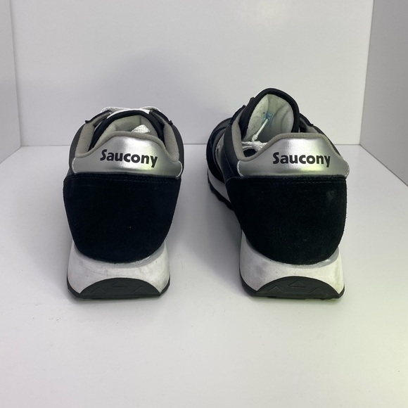 SAUCONY JAZZ ORIGINAL MENS NYLON SUEDE LACE UP 80’s RETRO TRAINERS SIZE 13 - Picture 8 of 11